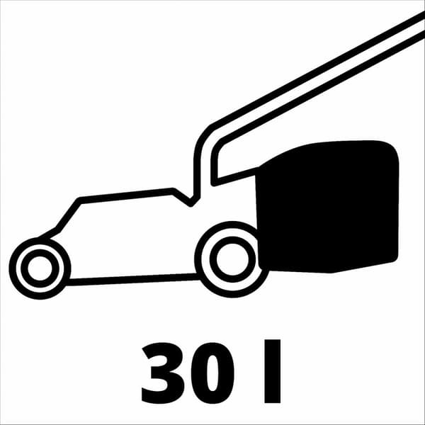 Einhell GC-EM 1000/32 elektrisk plæneklipper, justerbart håndtag, med klippehøjdejustering, 1000