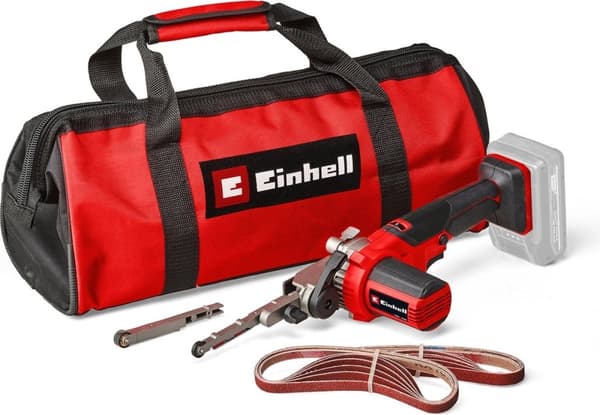 Einhell TE-BF 18 Li-Solo akku båndfil 4461000 akku båndsliber med tilbehør, uden batteri, z