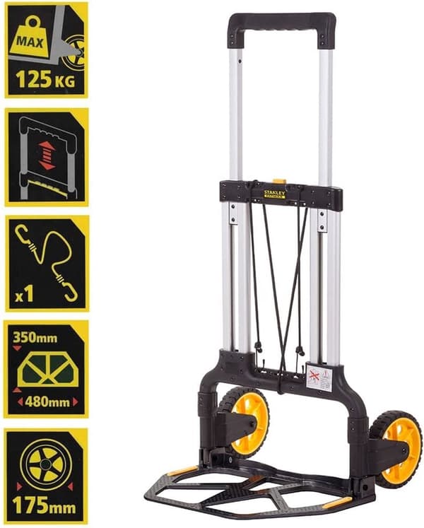 Stanley Fatmax FXWT-706 sammenklappelig håndlastbil i aluminium lastekapacitet (maks.): 125 kg (FXWT-706)