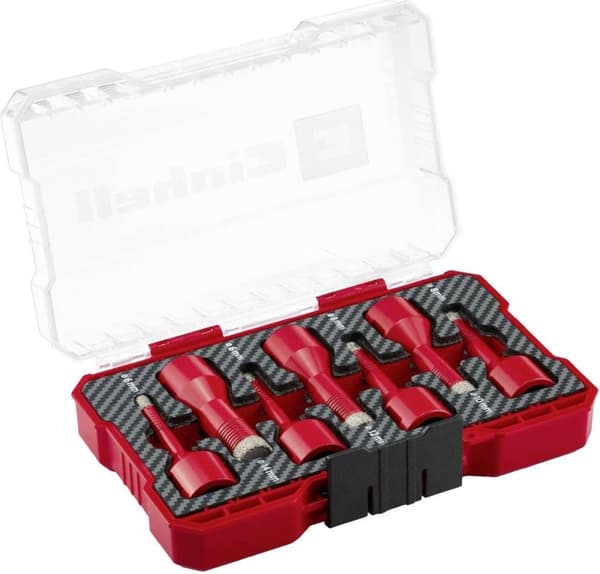 Einhell 500400 Fliseboresæt 7-delt 6 mm, 8 mm, 10 mm, 12 mm, 14 mm M14 1 sæt(er)
