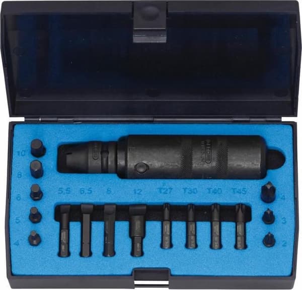 GEDORE Slagskruetrækkersæt 1/2" K 1900-018