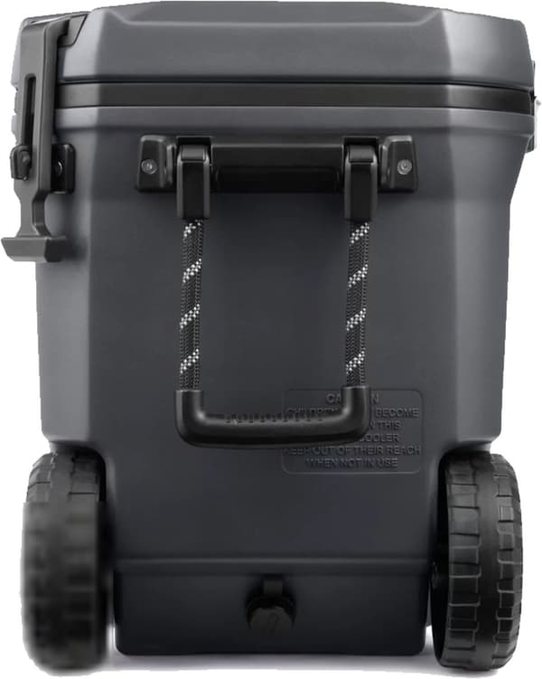 Coleman 65QT Convoy Cooler - 66 liters køleboks - 5 dage med is - køleboks med hjul - grå