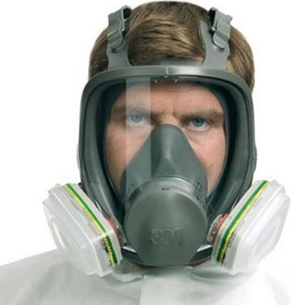 3M Silikone Full Face Mask 6800S (uden filtre) MEDIUM
