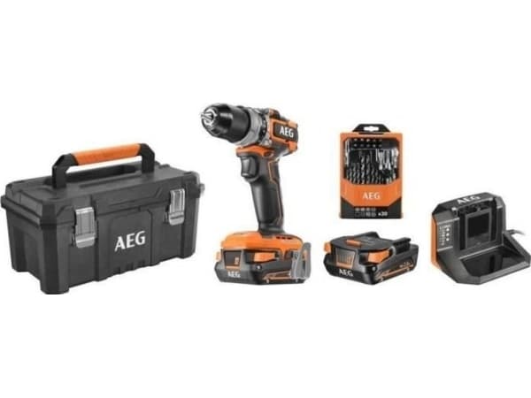 Sladdlös slagborrmaskin AEG BSB18SBL-202TBLK1