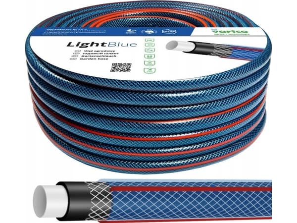 Vartco Garden hose 3/4" 20m 4-ply Vartco LIGHT BLUE 1008340020