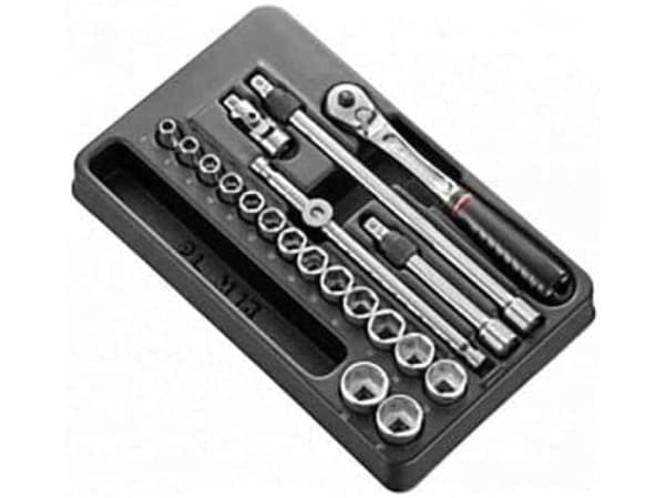 Facom hylsadaptersats 3/8 (10 mm) 20 delar MOD.JL171-36