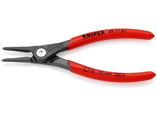 Knipex 49 11 A1, Lukkorengaspihdit, Muovi, Terästä, Muovi, Terästä, Punainen, 140 mm, 64 mm