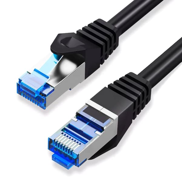 LAN S/FTP CAT.6a NÄTVERKSKABEL OUTDOOR ETHERNET KABEL RJ45 CAT 6a 25m