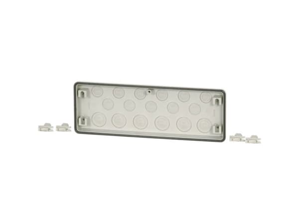 Eaton FL4-3 Flänsplatta med prägling (L x B x H) 23 x 329 x 116 mm Grå 1 st