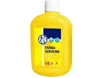 Astra SCHOOL FARBA 500ML KELTAINEN 83410904 83410904