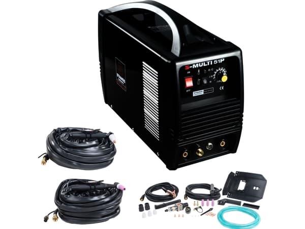 Stamos multifunksjonsenhet S-MULTI 51P TIG+MMA+PLAZMA PRO SERIES 180A (1000206)