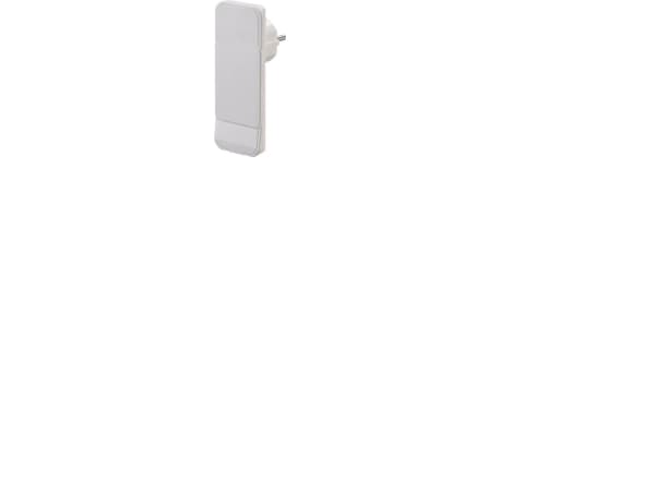 FIX-PRO SMART PLUG, schuko flat -pistoke käytettäväksi huonekalujen, laitteiden ja vastaavien takana, kun tilaa on rajoitetusti. Valkoinen väri
