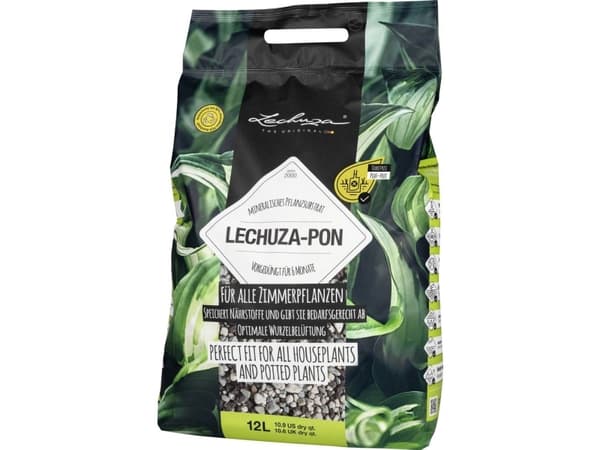 Substrat med långtidsverkande gödningsmedel LECHUZA-PON, 12L