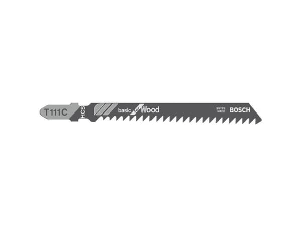 Bosch 2 608 630 033, Kuviosahanterä, Lastulevy, Pehmeä puu, Runsashiilinen teräs (HCS), Harmaa, 3 mm, 10 cm