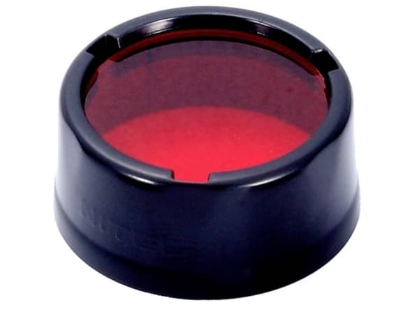 NiteCore NC-NFR-32 värisuodatin P20, P20UV, P26, R25, MH20, MH20GT, Mh23, I4000R, P22R punainen