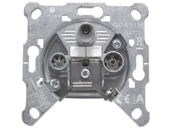 Triax GDA 313 F, IEC, Harmaa, Metalli, EN 50 083-1, EN 50 083-2, EN 50 083-4, 13 - 18 V, 70,6 mm Harmaa