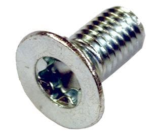 Skruv, försänkt, torx, med 2 kontaktpunkter