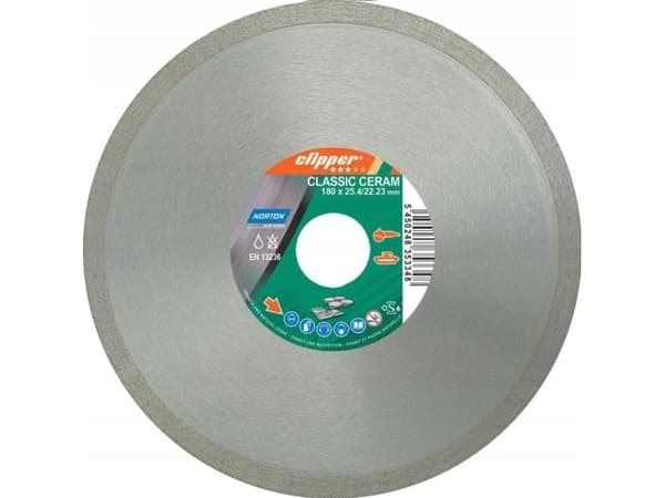 Norton Diamond cutting disc 180x25.4/22.23mm Norton Classic Ceramic
