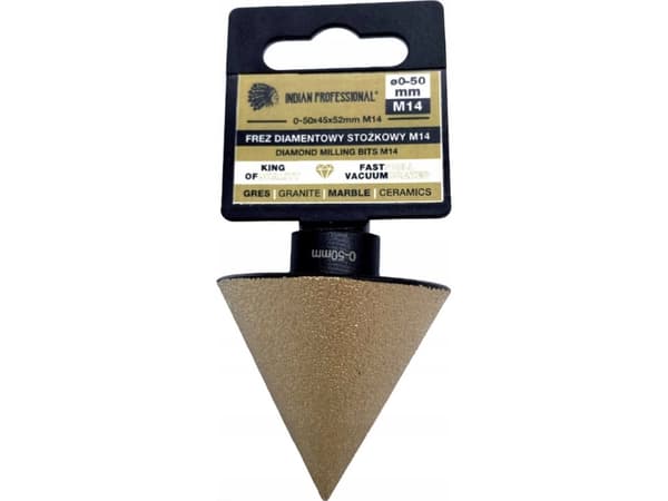 TAPERED DIAMANT CUTTER M14 2-48mm /INDIAN PROFESSIONAL