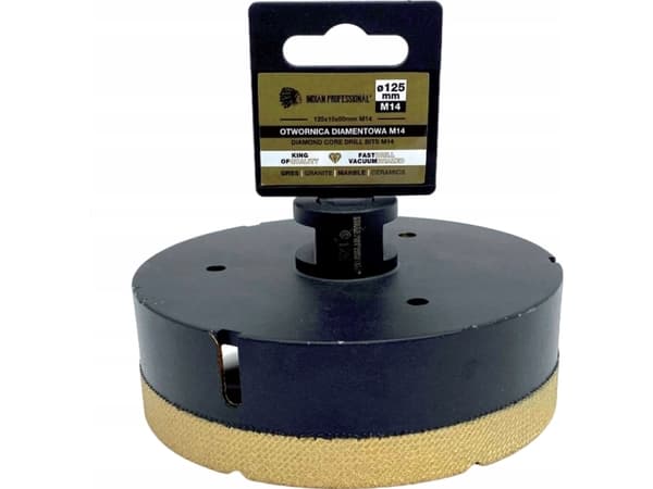 INDIAN PROFESSIONAL DIAMOND CORK M14 125mm BORRNING /INDIAN PROFESSIONAL