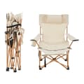 Miniatyrbild 8 av 11: Campingset Bellante av bord och hopfällbara stolar stål beige [casa.pro]