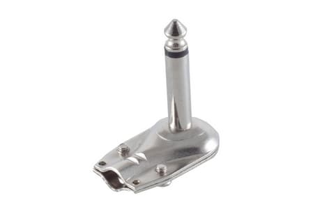 shiverpeaks ®-BASIC-S- pistoke mono 6.3mm, kulmaversio, metalli (BS50610-WM)