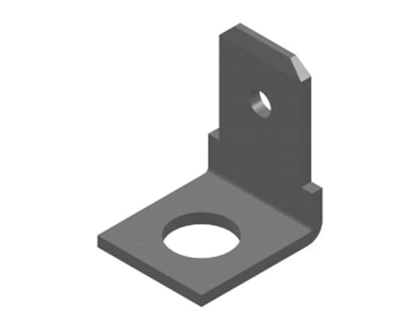 Vogt Verbindungstechnik 3858.67 Instickstunga Pluggtjocklek: 0,8 mm 90° 500 st