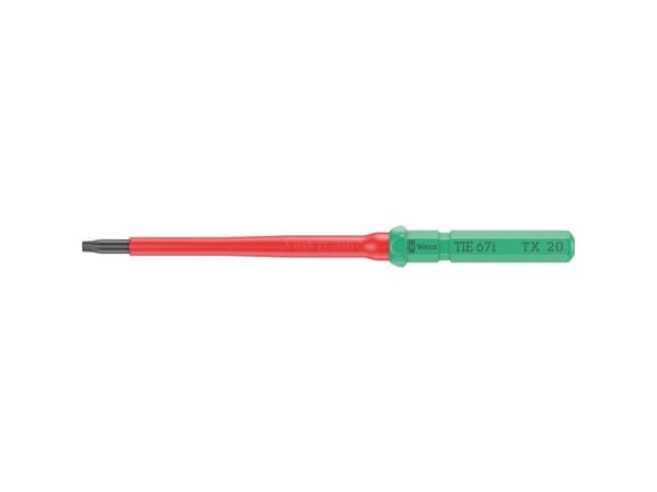 Wera Kraftform Kompakt VDE 67 i TX 20 x 157 mm TIE Elektriker TORX Udskiftelig klinge TX 20
