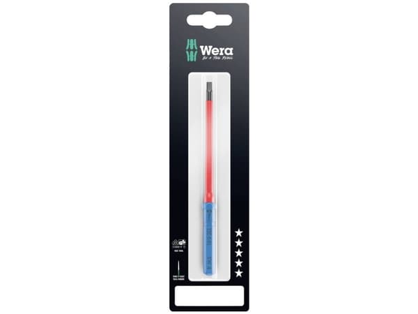 Wera Kraftform Kompakt VDE 64 i 4,0 x 157 mm TIE SB Elektriker Unbrako Udskiftelig klinge 4.0 mm