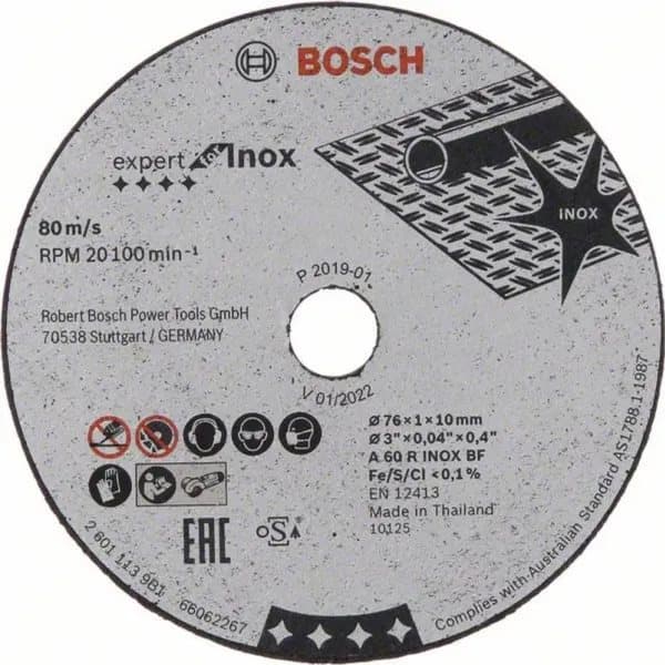 Bosch SKÄRSKAROR EXP INOX 76X1X10MM 5 stycken