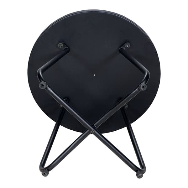 Caféset Brienza av bord och 2 stolar beige kontrotting stål [casa.pro]