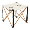 Miniatyrbild 4 av 9: Campingset Banzi av bord och 2 hopfällbara stolar beige [casa.pro]