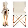 Miniatyrbild 8 av 9: Campingset Banzi av bord och 2 hopfällbara stolar beige [casa.pro]