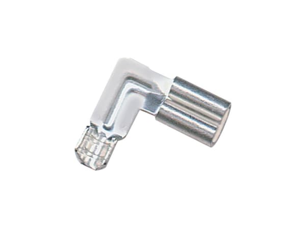Vogt Verbindungstechnik 3765w.67 Litteä pistotulppa kaapelin korvakkeet Kulmattu Pistokkeen leveys: 2,80 mm Pistokkeen paksuus: 0,80 mm 90° Eristämät