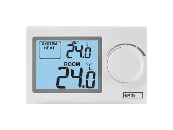 Emos P5604, Valkoinen, LCD, AC/Akku, AAA, 1,5 V, 230 V