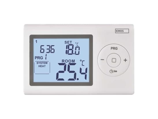 Emos P5607, rom, hvit, AA, 1,5 V, 230 V, 5 - 35 °C