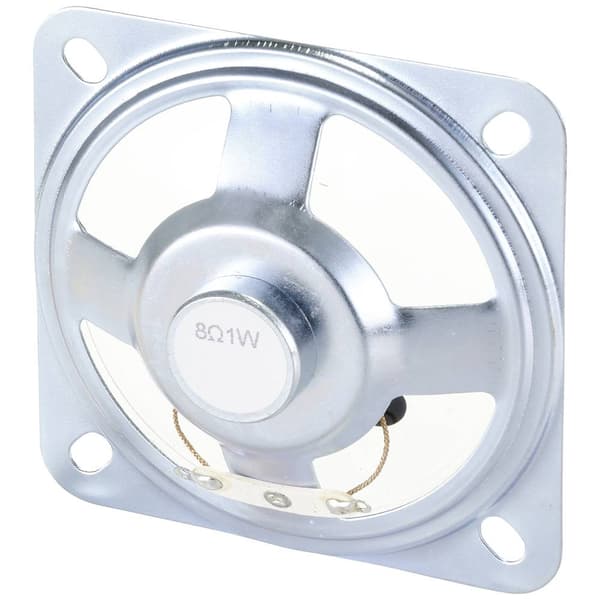 TRU COMPONENTS Mini-högtalarelement 7.7 cm 1 W 8 Ω 91 dB Plastmembran, Genomskinligt membran