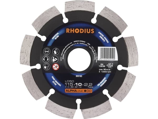 Rhodius timanttiterä LD50 115mm