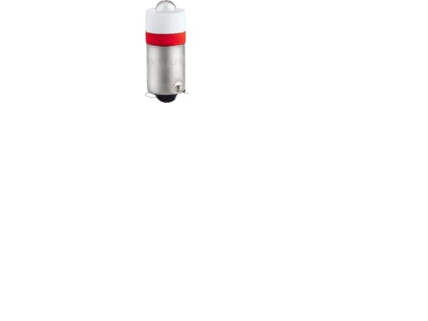 ANDERSSONS AGENTUR LED-lyhty tyyppi LDE-S, 24V DC/AC, RØD, 14 mA, BA9S sokkelia