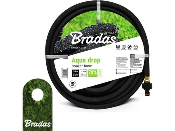 Bradas WAD1/2030, 30 m, Gummi, 1,27 cm