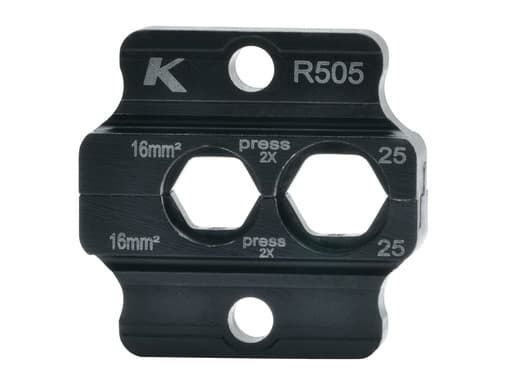 Klauke R505, sexkantig form, 25 mm², Kobber