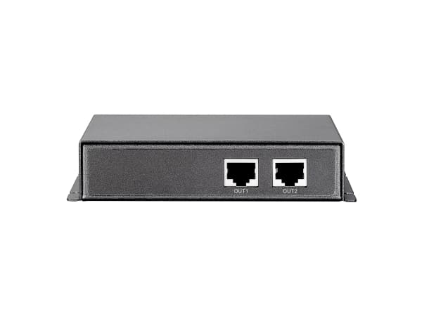 LevelOne POR-0102 2-Port PoE Repeater - Repeater - 1GbE - 10Base-T, 100Base-TX, 1000Base-T - 2 portar - upp till 100 m