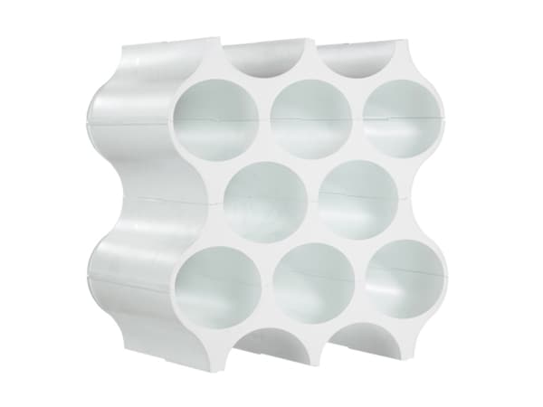 koziol SET-UP, 8 pullo(a), Valkoinen, Pöydällä pidettävä viinipulloteline
