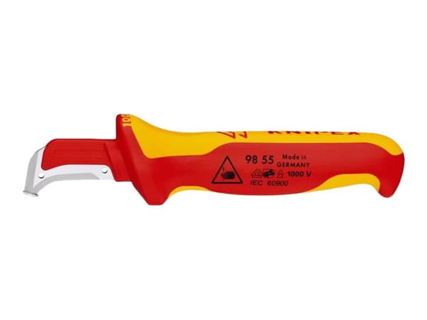 KNIPEX - Stripping knife - isolert - 180 mm