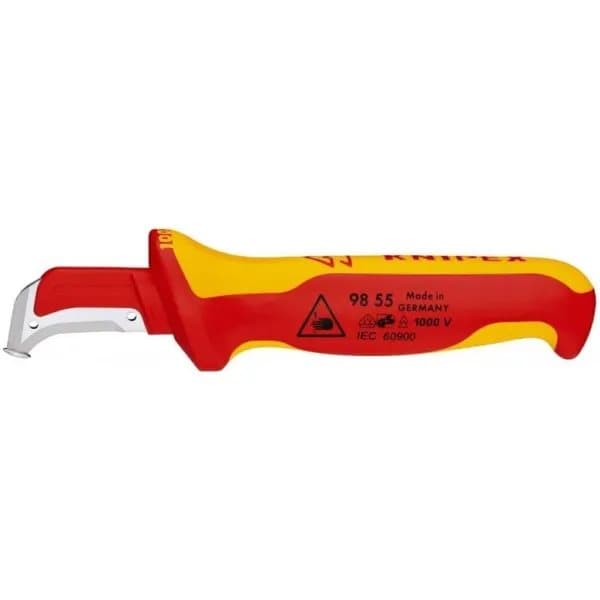 KNIPEX - Stripping knife - isolert - 180 mm
