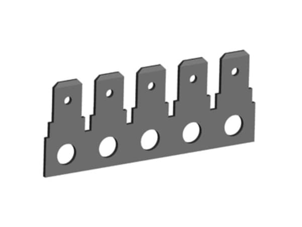 Vogt Verbindungstechnik 3876r04.68 Plug-in-tunga Plug bredd: 6,30 mm Plug tjocklek: 0,8 mm 250 st