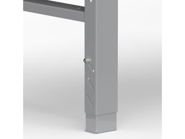Arkivbänk 2500x800 mm stålbänkskiva