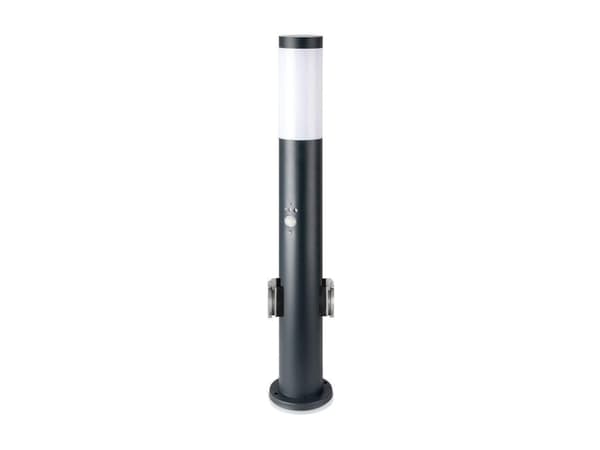 Trädgårdsstolpe V-TAC 60CM E27 grå rörelsesensor kontakt VT-838-60