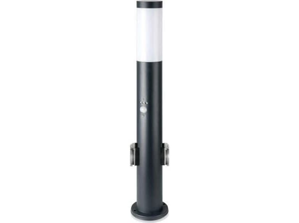 Trädgårdsstolpe V-TAC 60CM E27 grå rörelsesensor kontakt VT-838-60