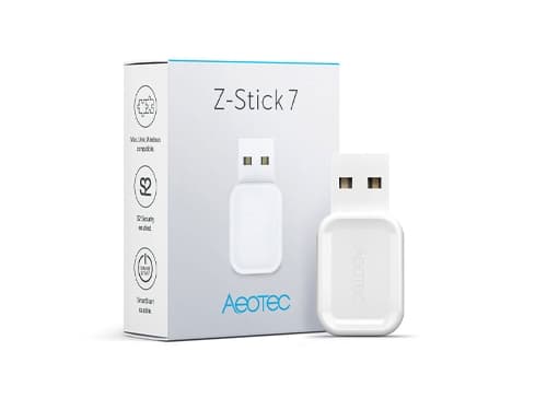 Aeotec Z-Stick 7, Koblet med ledninger (ikke trådløs), Trådløs, Z-Wave, 868.42 MHz, 150 m, Hvit